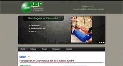 Desktop Screenshot of abcfundacoes.com.br
